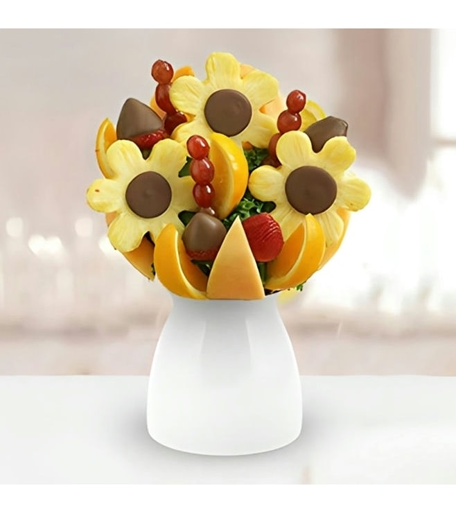 Sunflower Design Fruit Bouquet, GOURMET