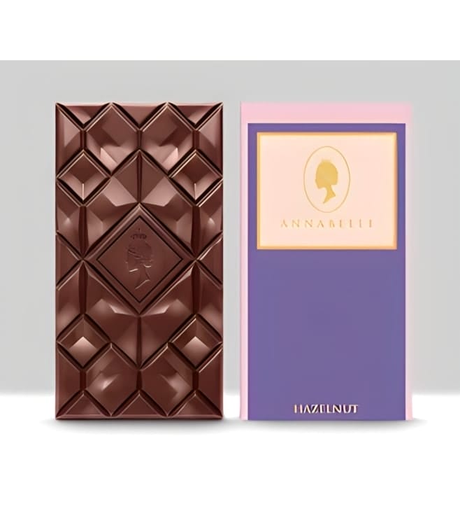 Large Hazelnut Chocolate Bar By Annabelle