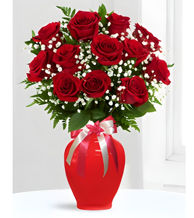 18 Red Roses