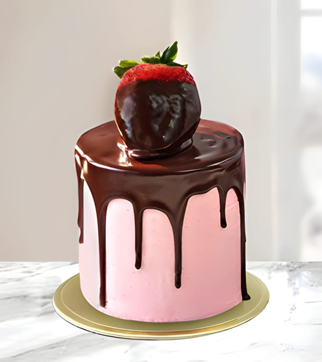 Oh So Pretty Strawberry Chocolate Mini Cake, GOURMET