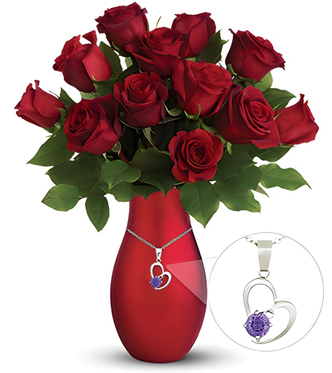 Passion's Heart Bouquet, FLOWERS