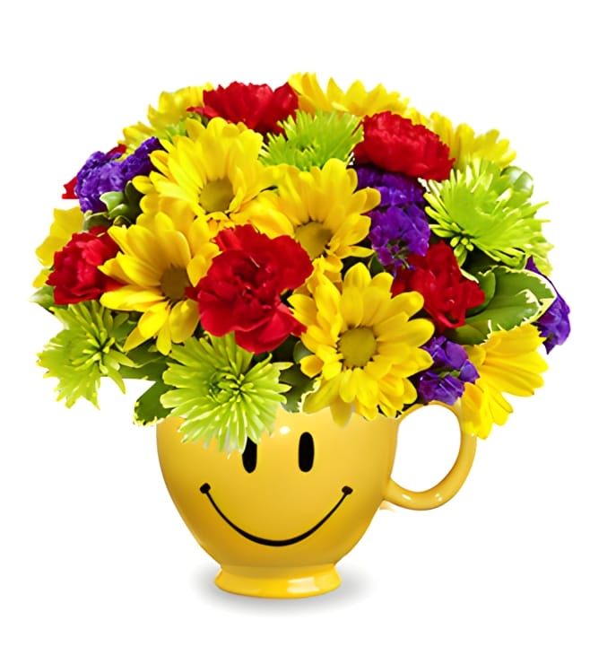 It's Your Day Smiley Bouquet, FLOWERS