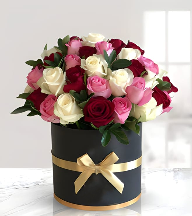 Time to Celebrate Hatbox, FLOWERS