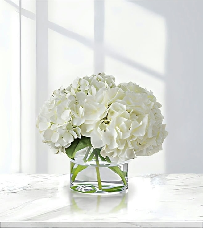 Heavenly White Hydrangea, FLOWERS